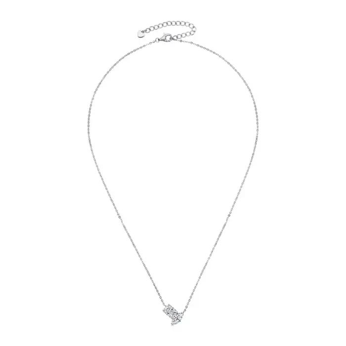 M-JAJA 3ct Moissanite pendentif collier pour femmes coupe rayonnante/coupe Marqusie diamant