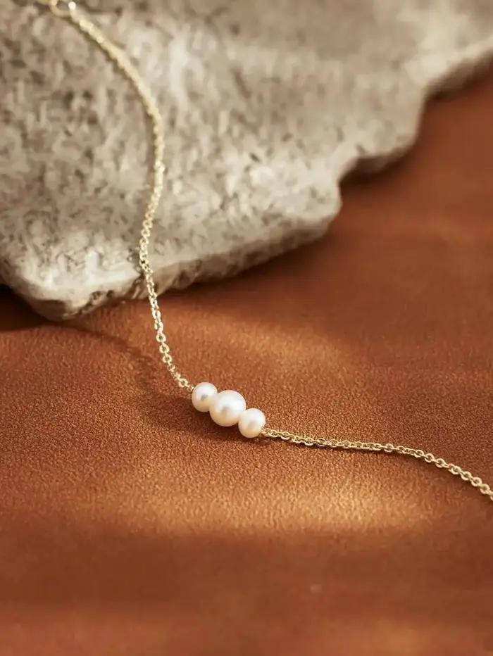 Bracelet à breloques en Imitation de perles pour femmes et filles