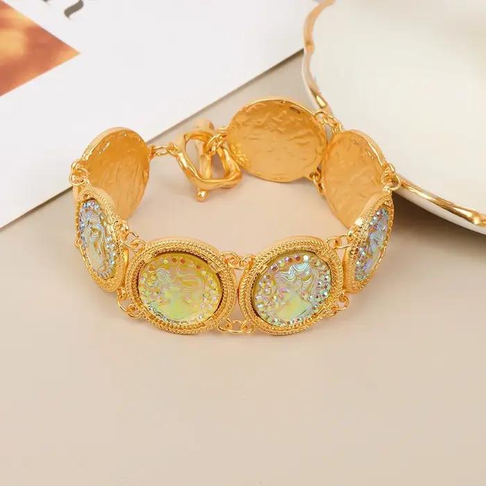 Ensemble de bijoux de la série de pièces de monnaie grecques