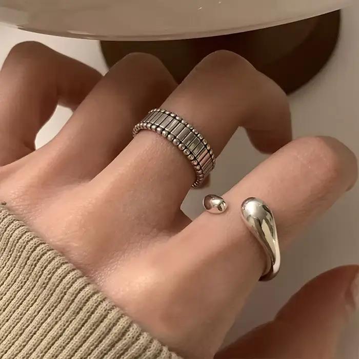 Bagues en argent Sterling 925 serties de zirconium blanc mode hip hop vintage pour femmes occasions spéciales anniversaires mariages