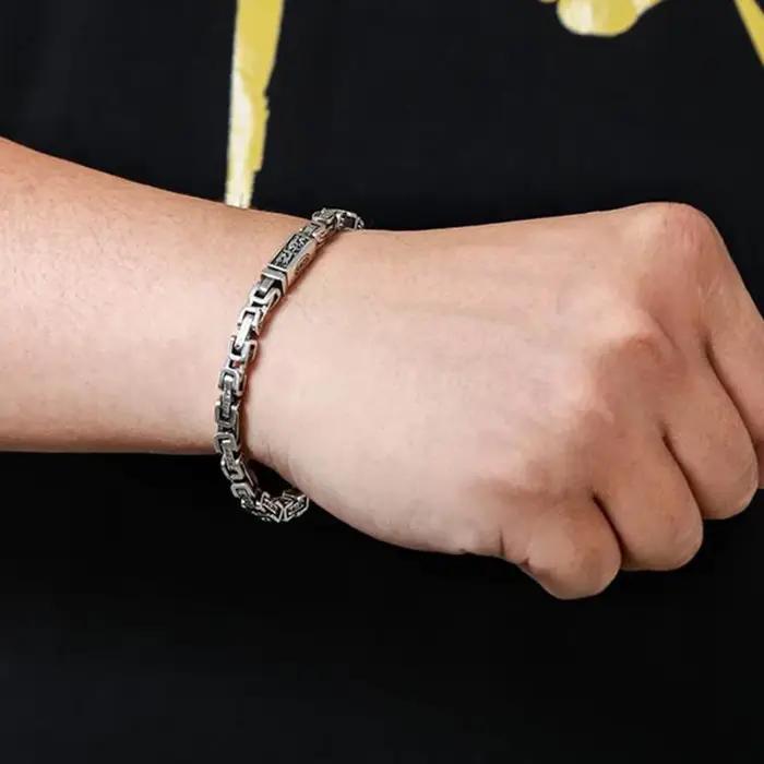 Bracelet à motif Mantra de Dragon à Six caractères