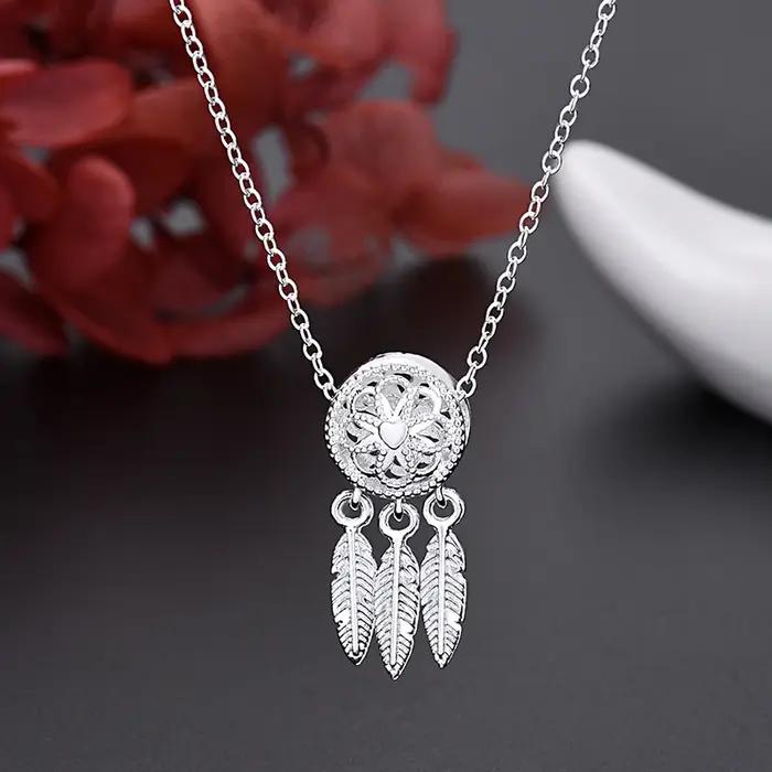URMYLADY – collier et boucles d'oreilles en argent Sterling 925 pour femmes