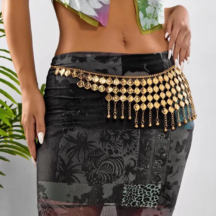 Chaîne de taille sexy Boho Beauty avec pampilles et franges