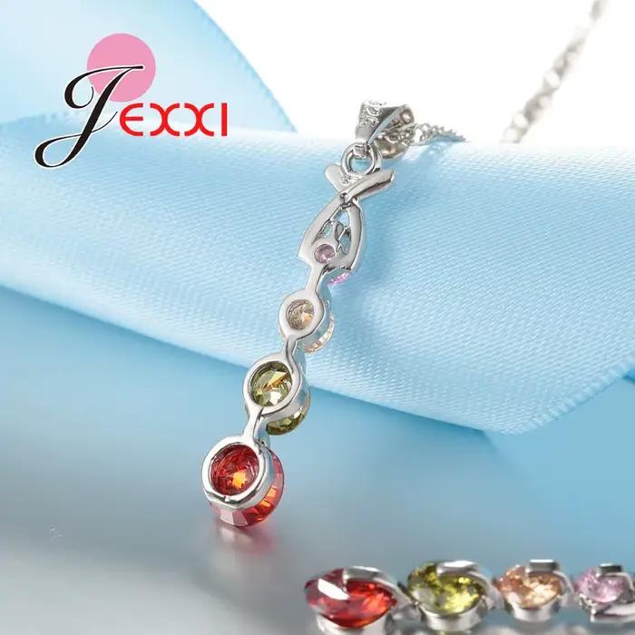 Ensemble de bijoux de mariée en argent Sterling 925