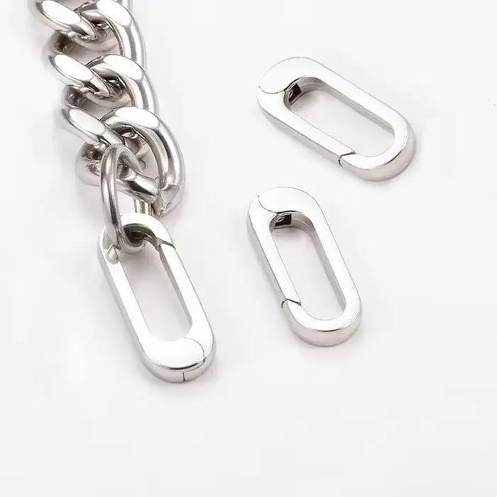 Connecteurs de bracelet faits à la main, 1 ou 2 pièces, fermoirs à boucle, accessoires de fabrication de bijoux DIY, fournitures cadeaux personnalisées
