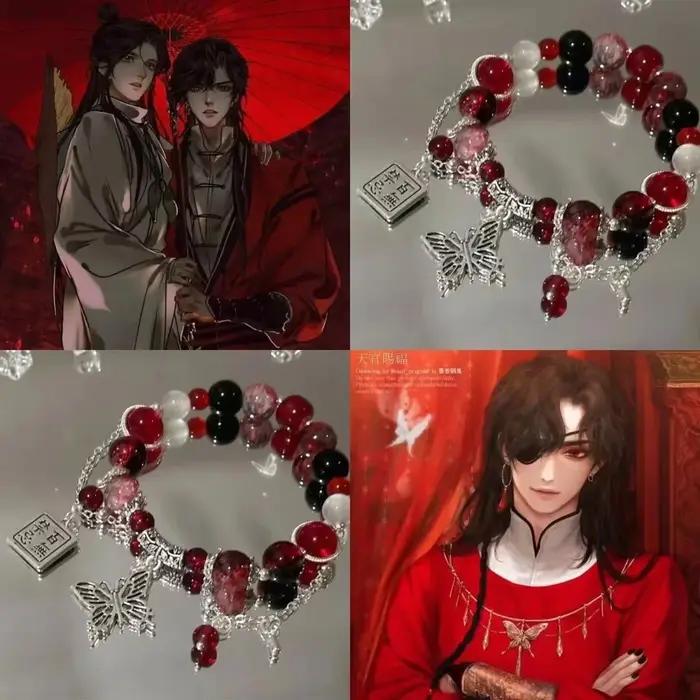 Tian Guan Ci Fu Bracelet mode mignon perles de cristal Kawaii ciel bénédiction officielle bijoux jouet Gril cadeau