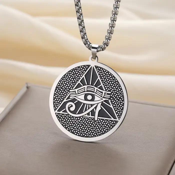 Collier double face du dieu égyptien Anubis