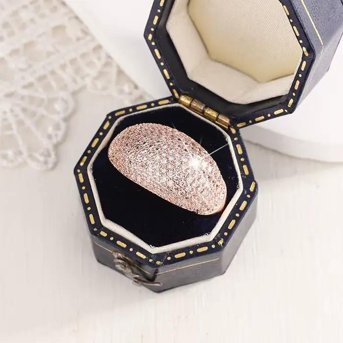 Bagues de luxe en diamant pour hommes et femmes, plaqué argent S925, or Rose 18 carats, bijoux Hip Hop pour fête d'anniversaire, cadeau de mariage