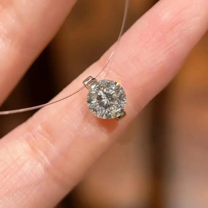 Collier pendentif larmes de sirène en zirconium pour femme élégant et tracker d'humeur cadeau occasion spéciale