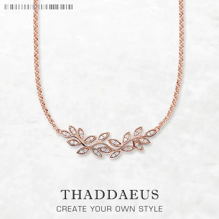 Collier feuilles vrilles