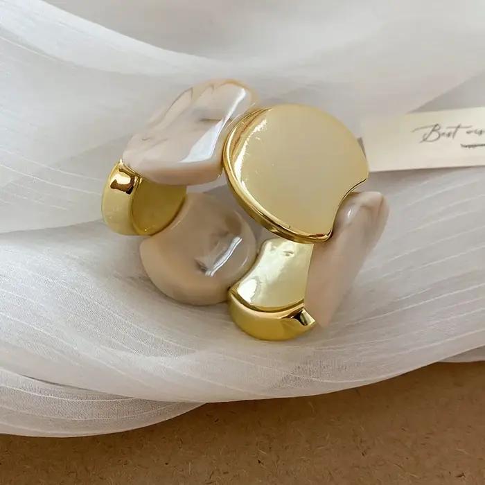 Bracelets ronds en corde élastique épissée pour femmes, mode européenne et américaine, Bracelet en a