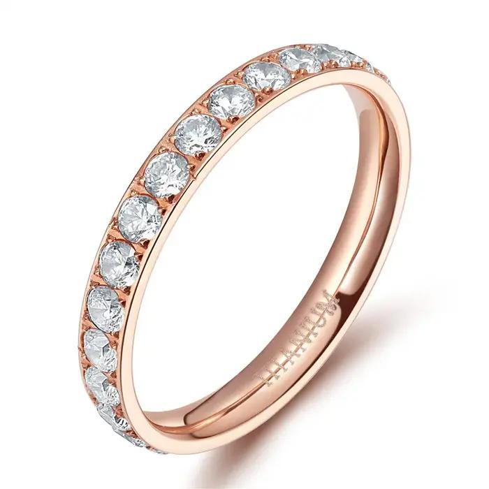 TIGRADE – bague de fiançailles en titane pour femme