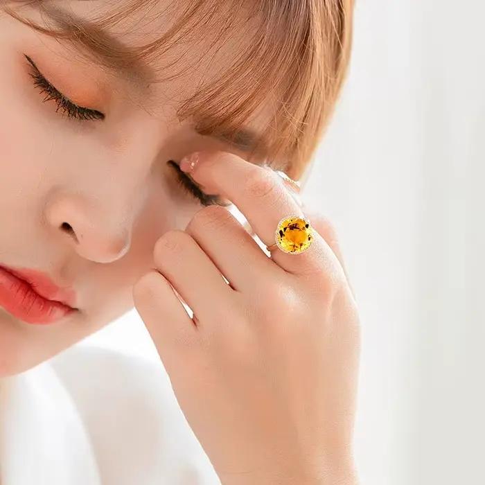 Bague réglable en argent 925 pour femme