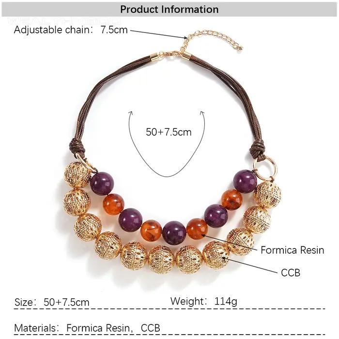 Collier bohème Vintage pour femmes