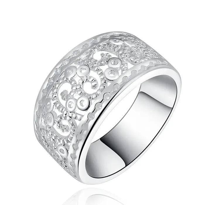 Bague à breloques mignonnes en argent Sterling 925 pour femmes