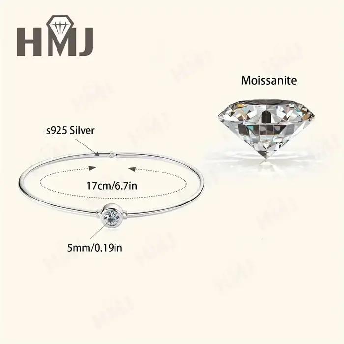 Bracelet en Moissanite 0