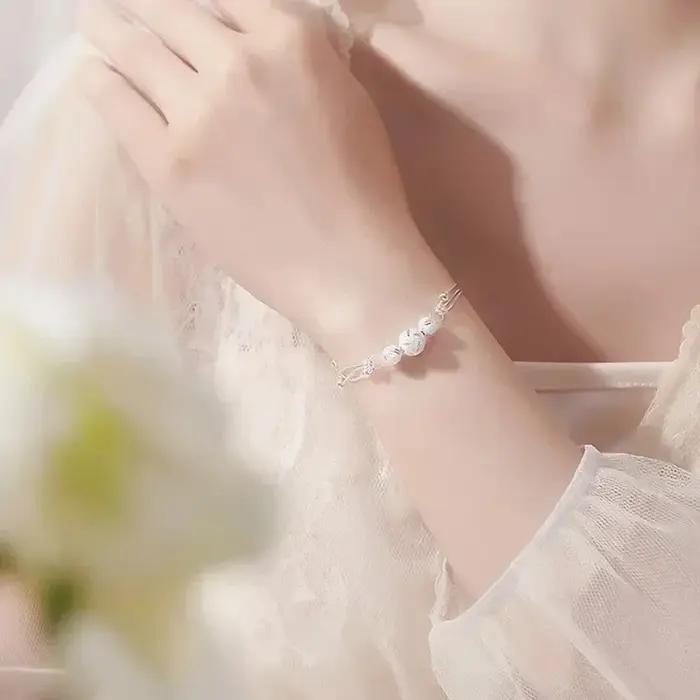 Bracelets porte-bonheur en argent Sterling 925 pour femmes