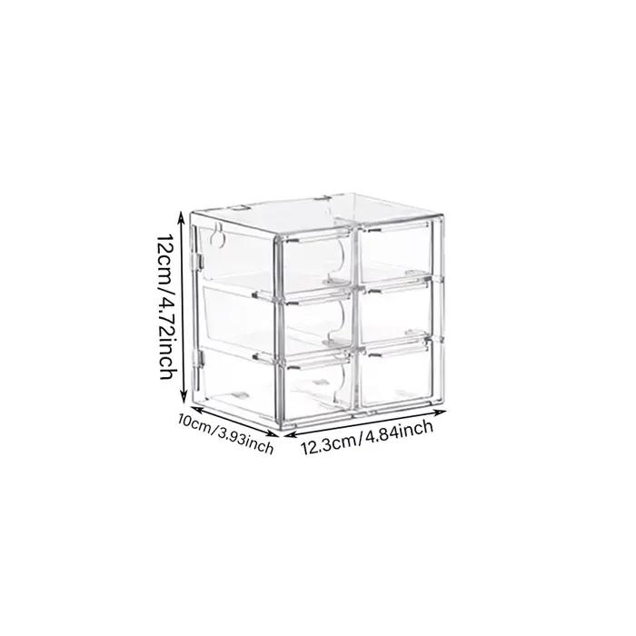 Boîte de rangement de perles de bijouterie de bureau, organisateur de matériaux DIY faits à la main,