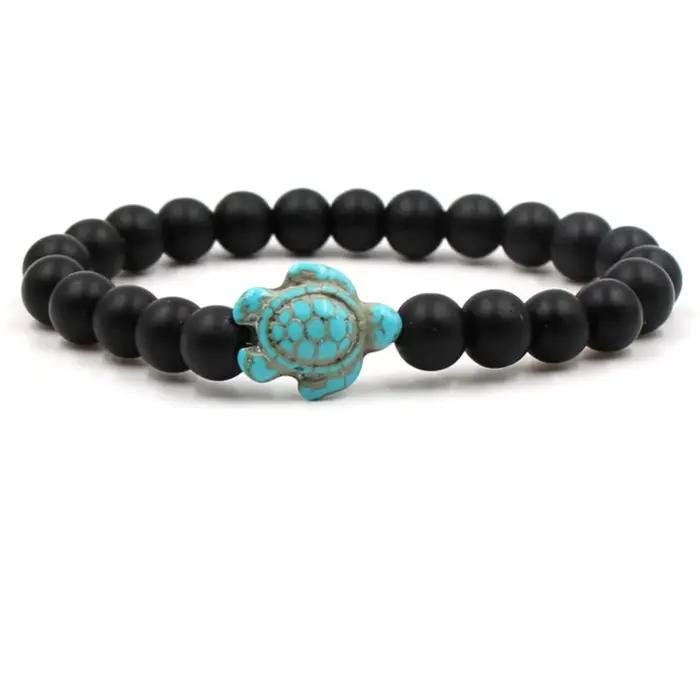 Bracelets en perles de tortue de mer pour femmes et hommes