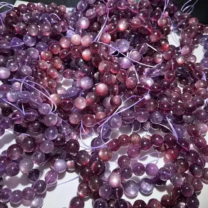 Meihan – Bracelet en Lepidolite violette naturelle