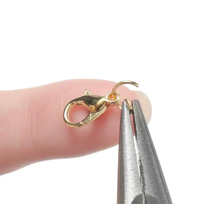 930 pièces/boîte Kits de résultats de bijoux anneaux de saut ouverts fermoirs à homard crochets pinces à épiler pour