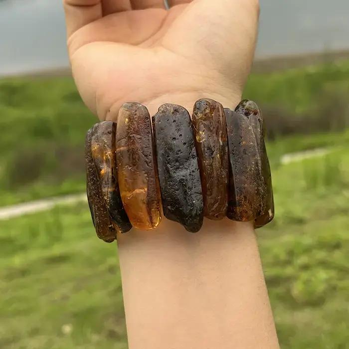 Nouveau Bracelet et Bracelet en ambre pour unisexe