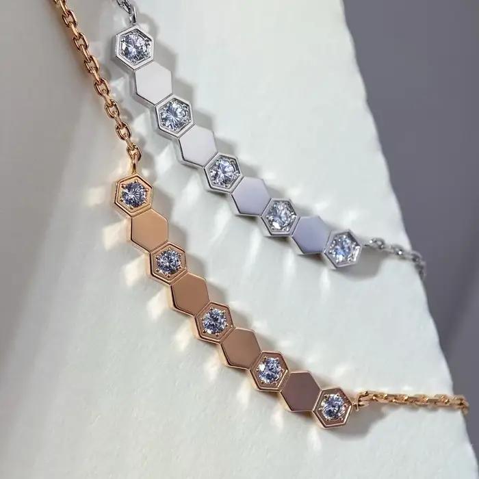 Bracelet en argent 925 classique pour femmes