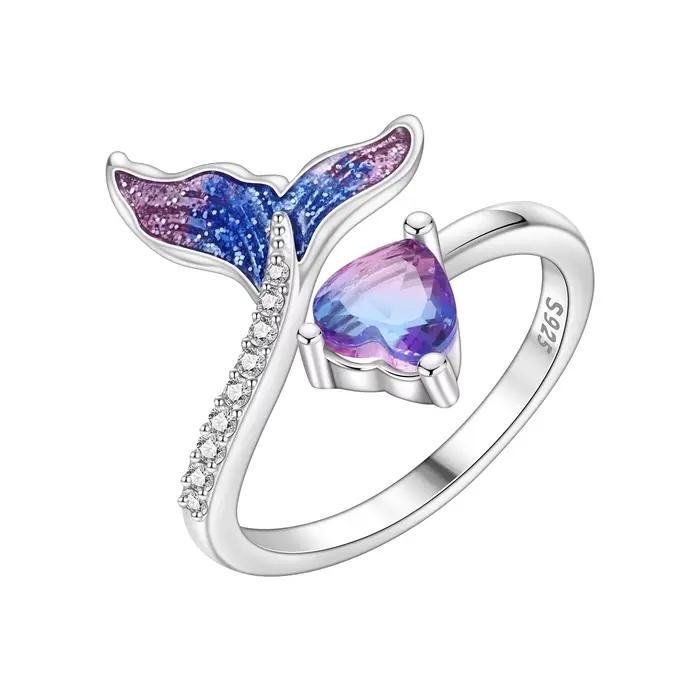 PANPOKI – bague d'amour en argent Sterling S925 pour femmes, bijoux originaux, bijoux de fête, cadea
