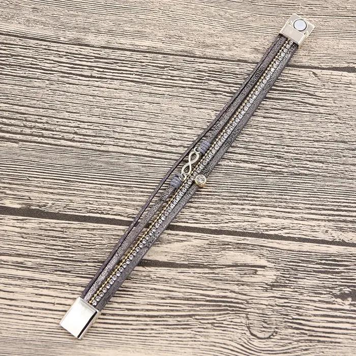 STRATHSPEY – bracelet en cuir strass pour femme