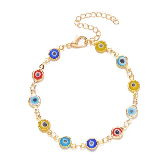 Bracelet porte-bonheur turquie mauvais œil pour femmes et hommes