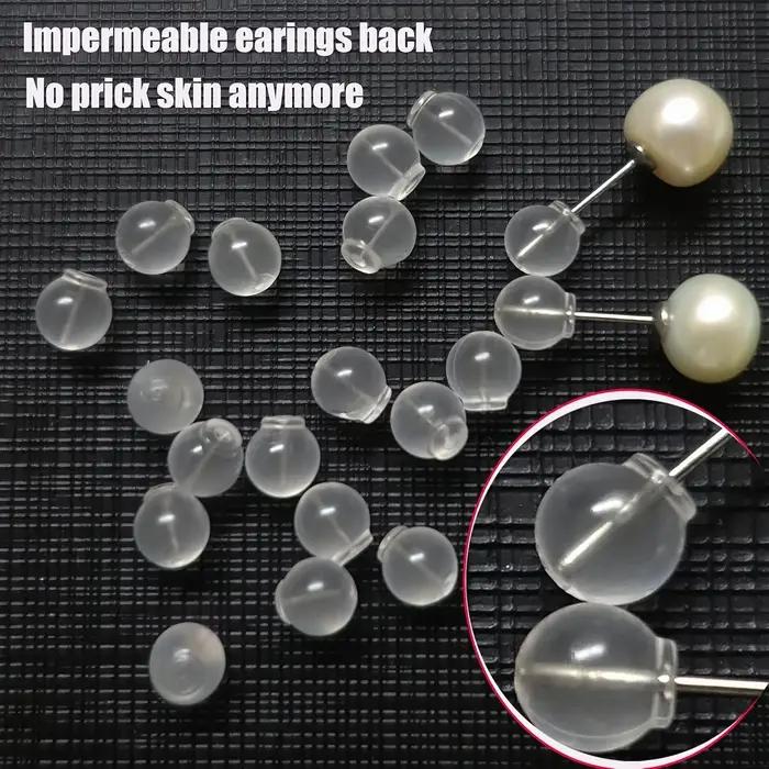 Dos de boucles d'oreilles de sécurité 100 pièces