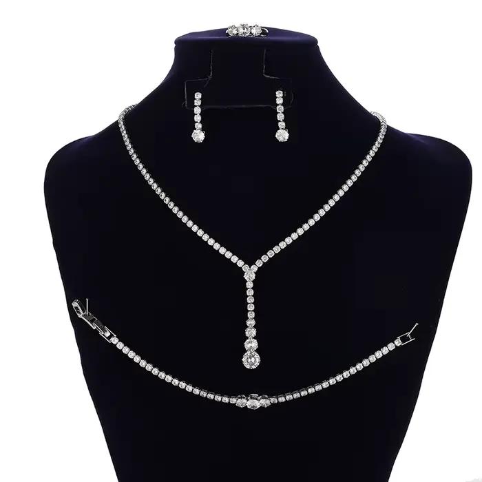 HADIYANA-Diadèmes et Couronne pour Femme, Ensembles de Bijoux Attrayants et Impressifs pour Patients de Mariage, Accessoires de Cadeaux Romantiques, BN9095