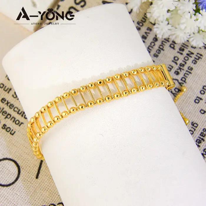 JODubai-Bracelet Plaqué Or Arabe 21K pour Femme