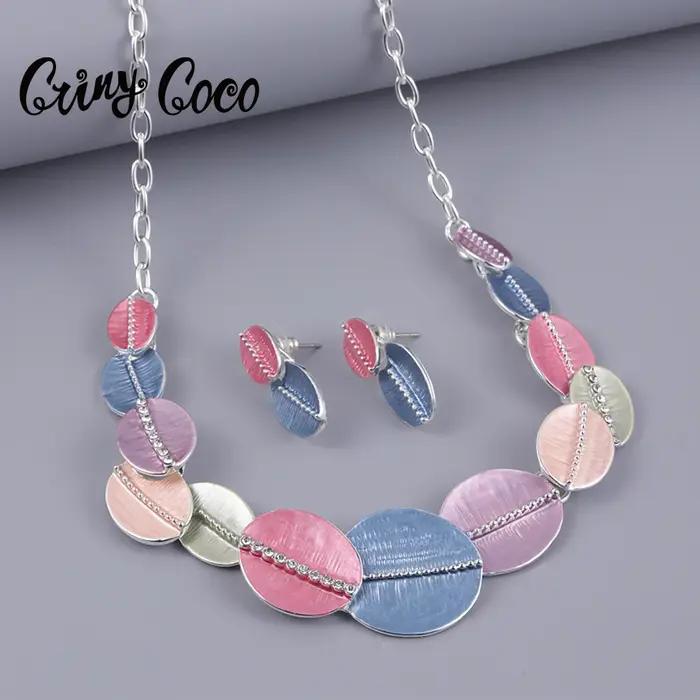 Cring Coco-Collier ras du cou en émail pour femme