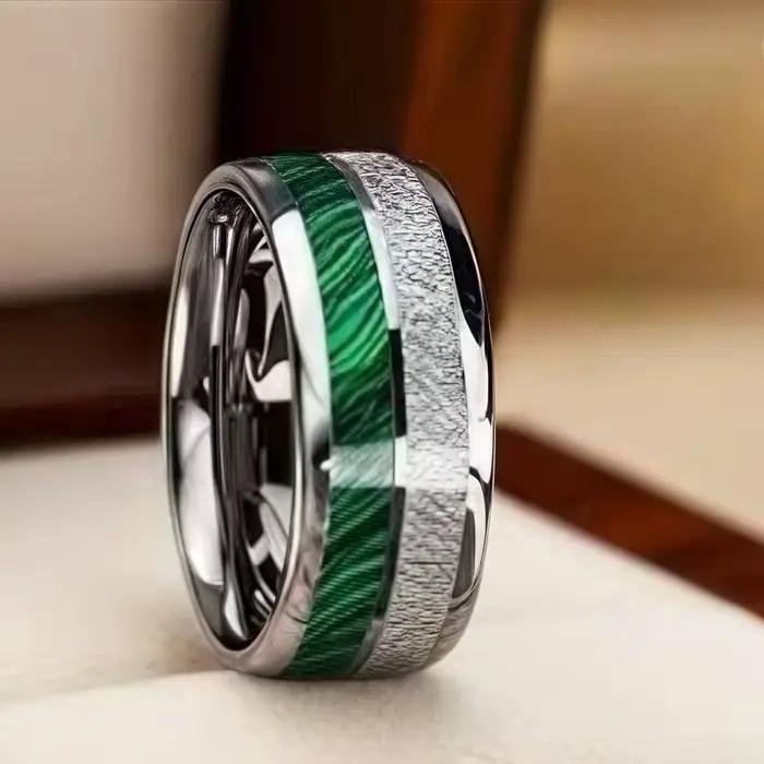 Bague de cocktail en acier inoxydable unisexe avec motifs irréguliers, pour femmes et hommes, idéale pour les occasions quotidiennes et spéciales