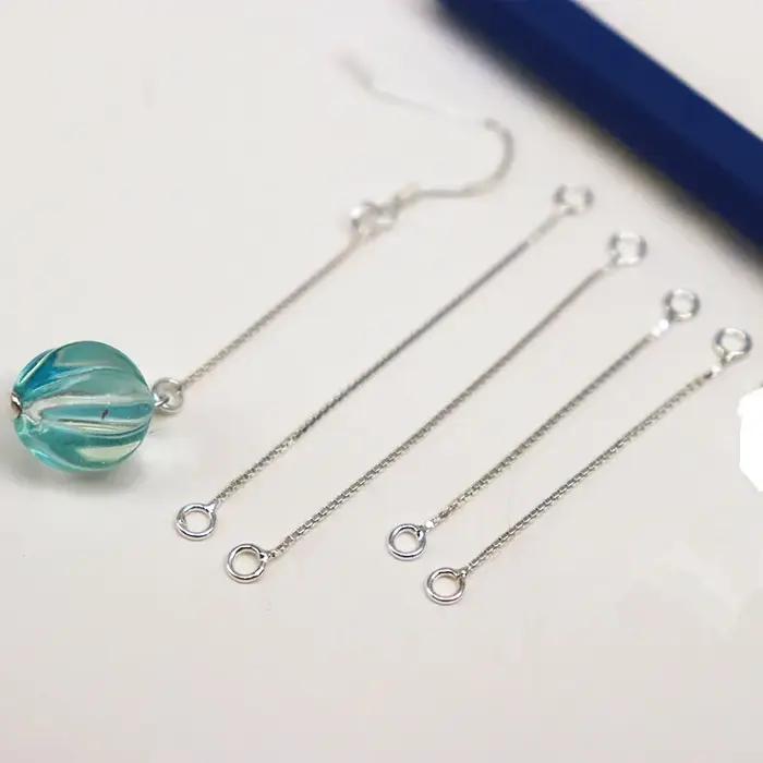 1 paire de boucles d'oreilles en argent Sterling 925