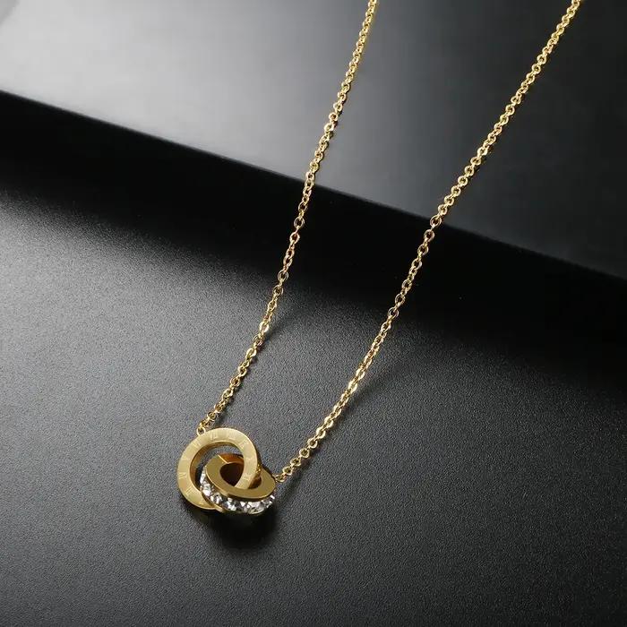 Ensemble de bijoux de luxe avec chiffres romains pour femmes