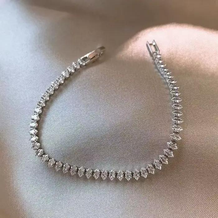 Bracelets de luxe en cristal romain pour femmes