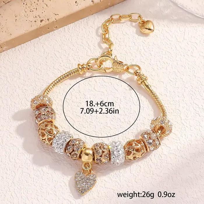 1 Bracelet d'amour Panjiadorado Element pour femmes, adapté aux rendez-vous, aux banquets de voyage, aux fêtes, aux festivals, aux cadeaux de mode