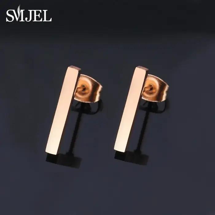 SMJEL Nouveauté 2026 Boucles d'oreilles simples en T pour femmes