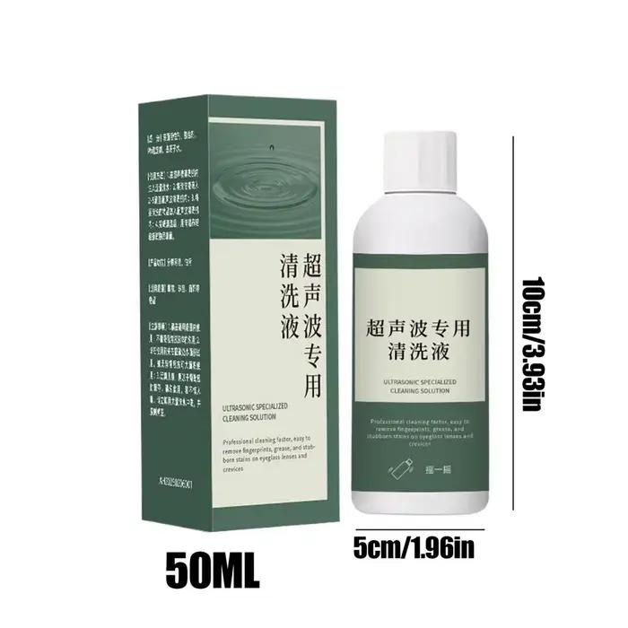 Solution nettoyante pour bijoux 50/120ml pour l'or, l'argent, les lunettes, les montres, les bagues,