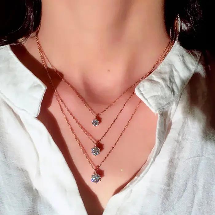 Huitan – colliers simples classiques à Six broches pour femmes