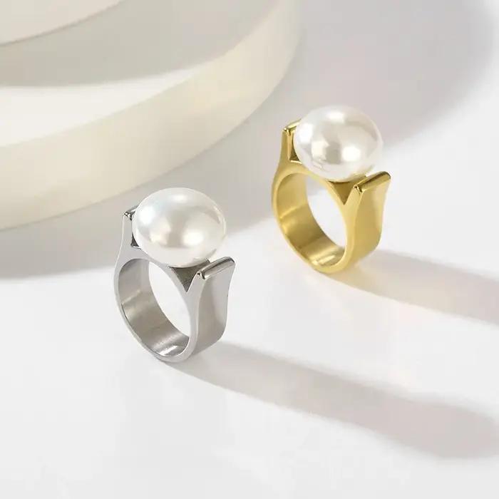 KDecisions-Bague en perles de coquillage pour femme