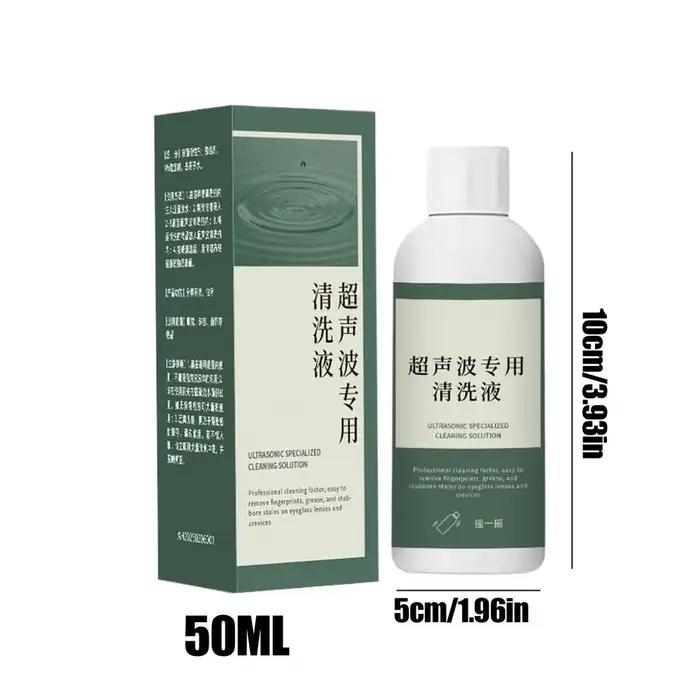 Solution nettoyante pour bijoux 50/120ml pour l'or, l'argent, les lunettes, les montres, les bagues,