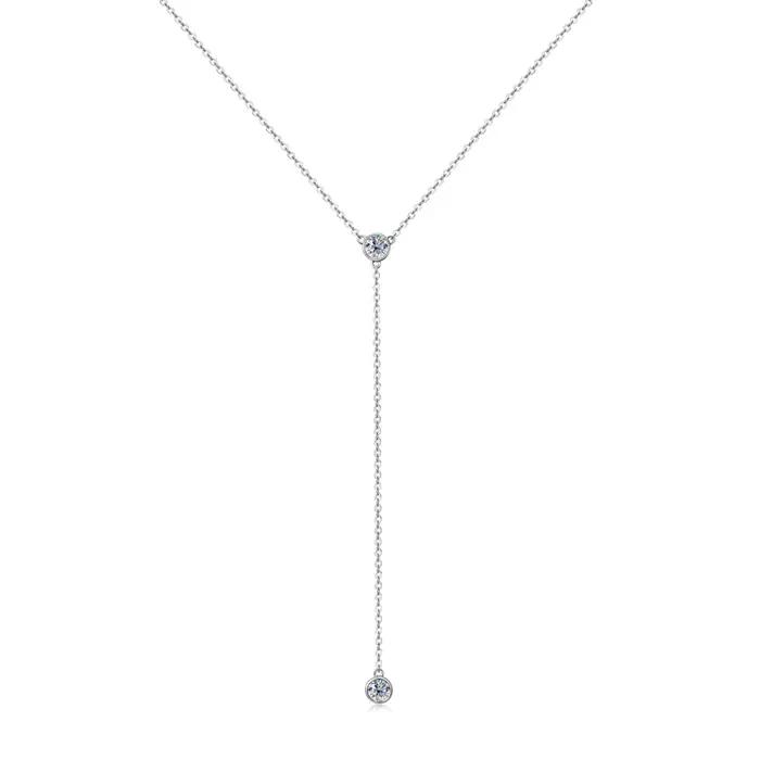 IOGOU-Collier en diamant Moissanite véritable pour femme, pendentif pompon, argent regardé 925, qual