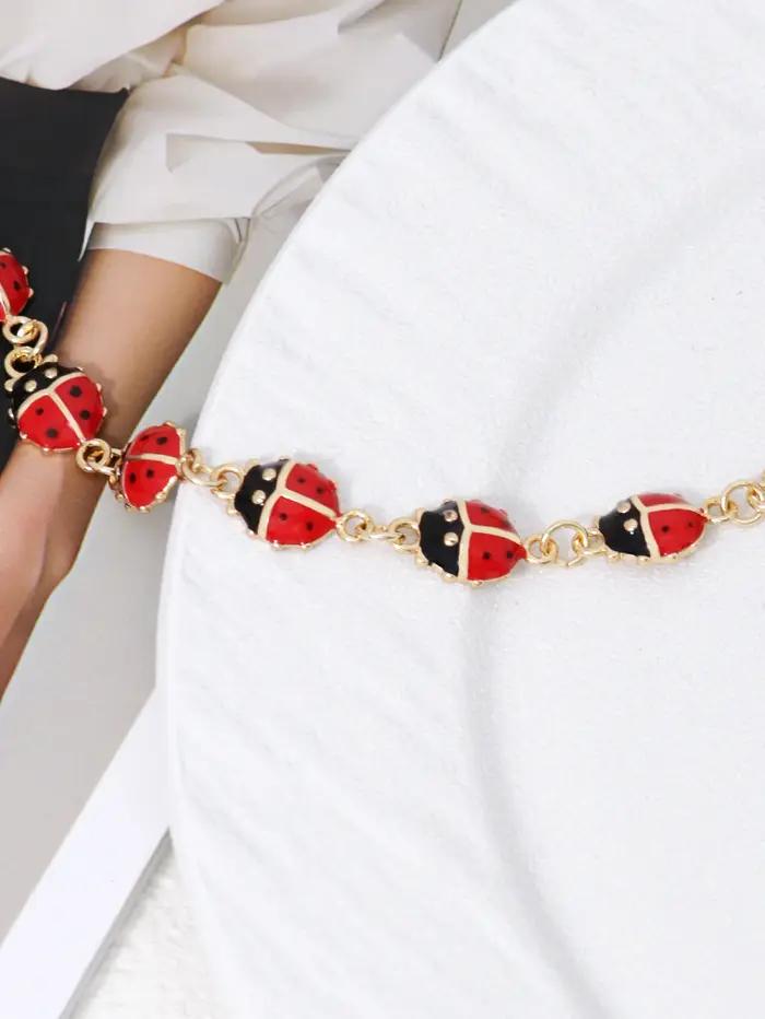 Bracelet de connexion coccinelle sept étoiles pour femmes