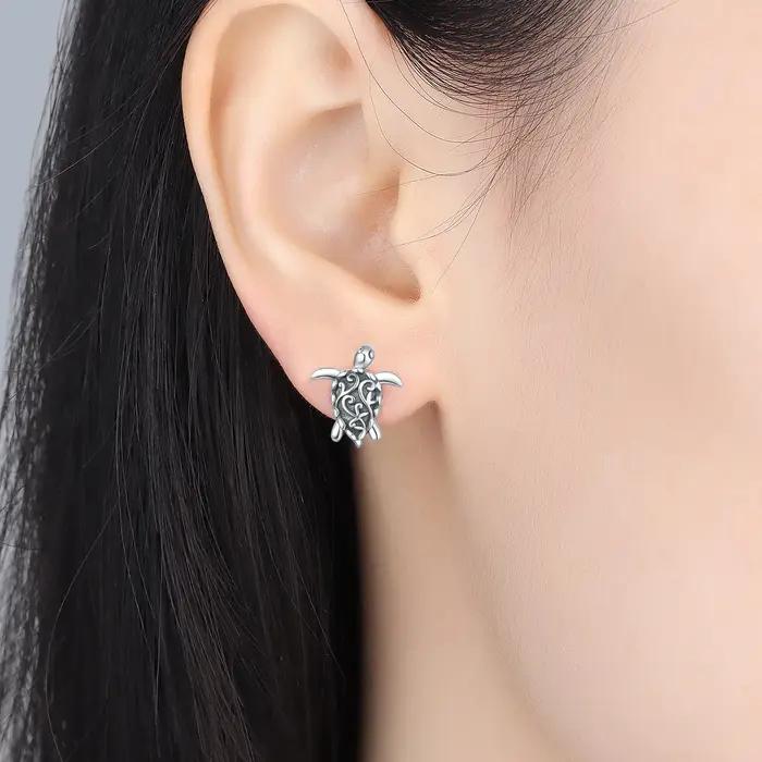MISEFF – boucles d'oreilles en argent Sterling S925
