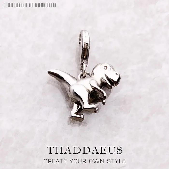 Pendentif dinosaure en argent Sterling 925 charmant et romantique pour femmes et hommes occasions spéciales et quotidiennes