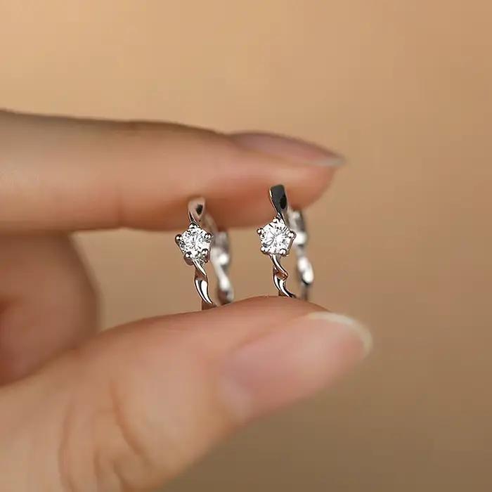 Boucles d'oreilles en argent Sterling 925 pour femmes