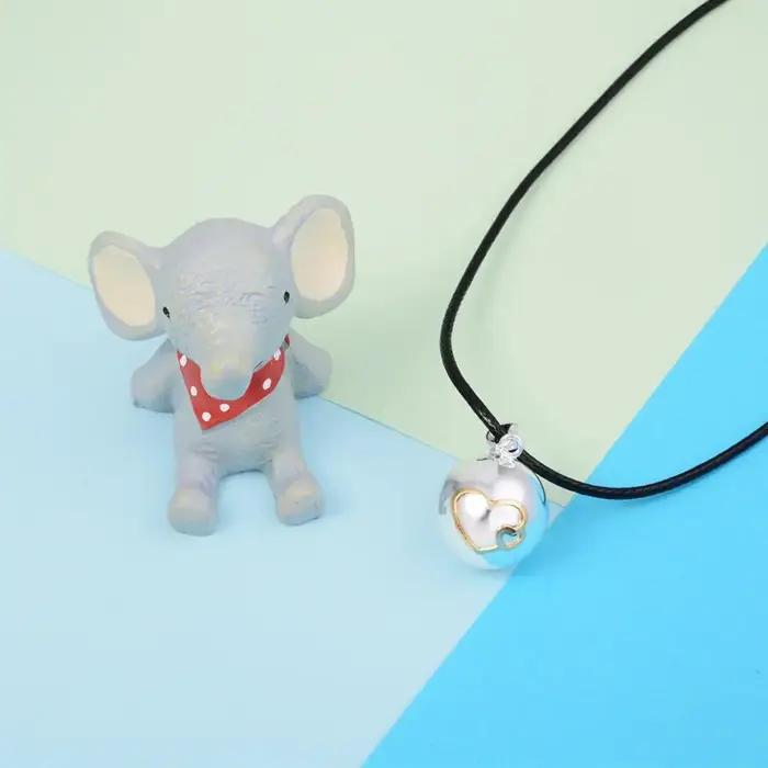 Collier pendentif boule FTP Bola pour femme enceinte cadeau bébé ange souhait grossesse tendance son occasion spéciale